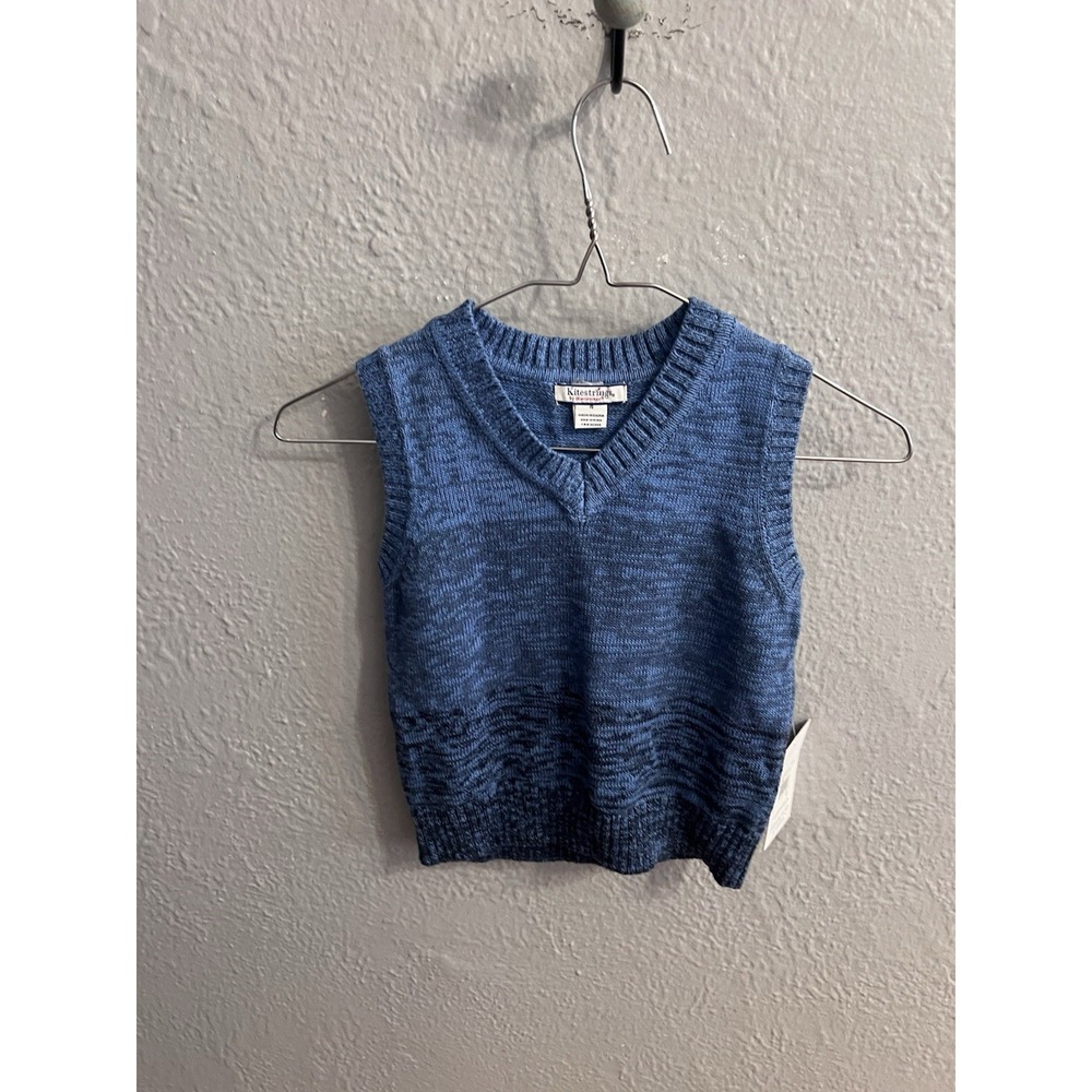 Kitestrings Sweater  Vest Boys Blue Size‎ 4